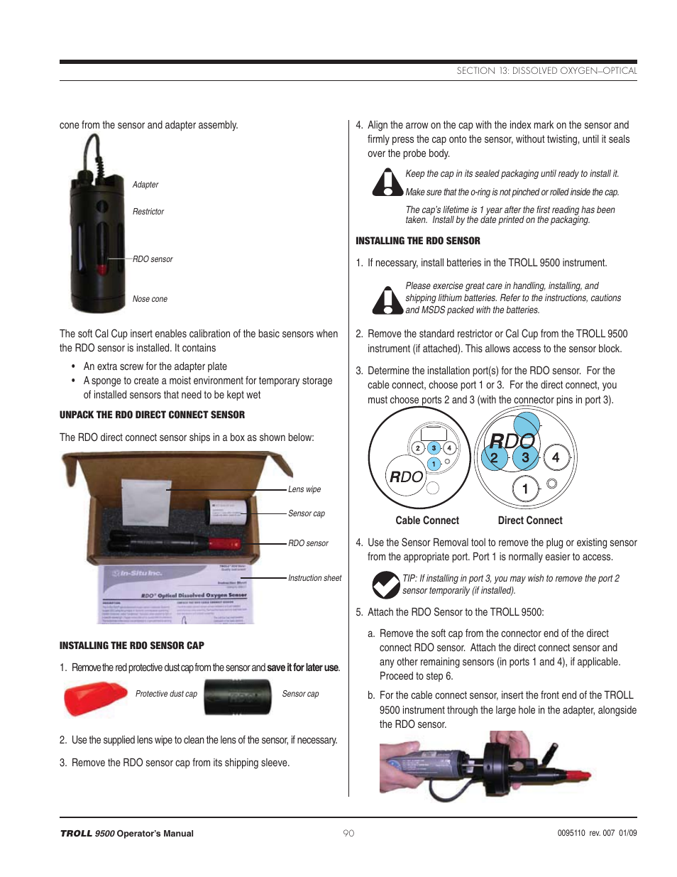 In-Situ TROLL 9500 Operators Manual User Manual | Page 97 / 164