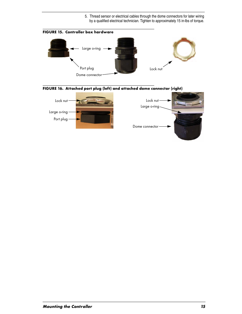 Figure 15), Mallet (figure 16). t | In-Situ Con TROLL PRO Installation Manual (purchased before 10 May 2012) User Manual | Page 15 / 32