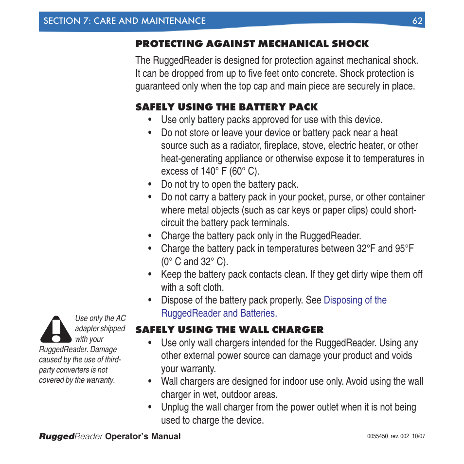 In-Situ RuggedReader Operators Manual for Blue RuggedReader User Manual | Page 62 / 81