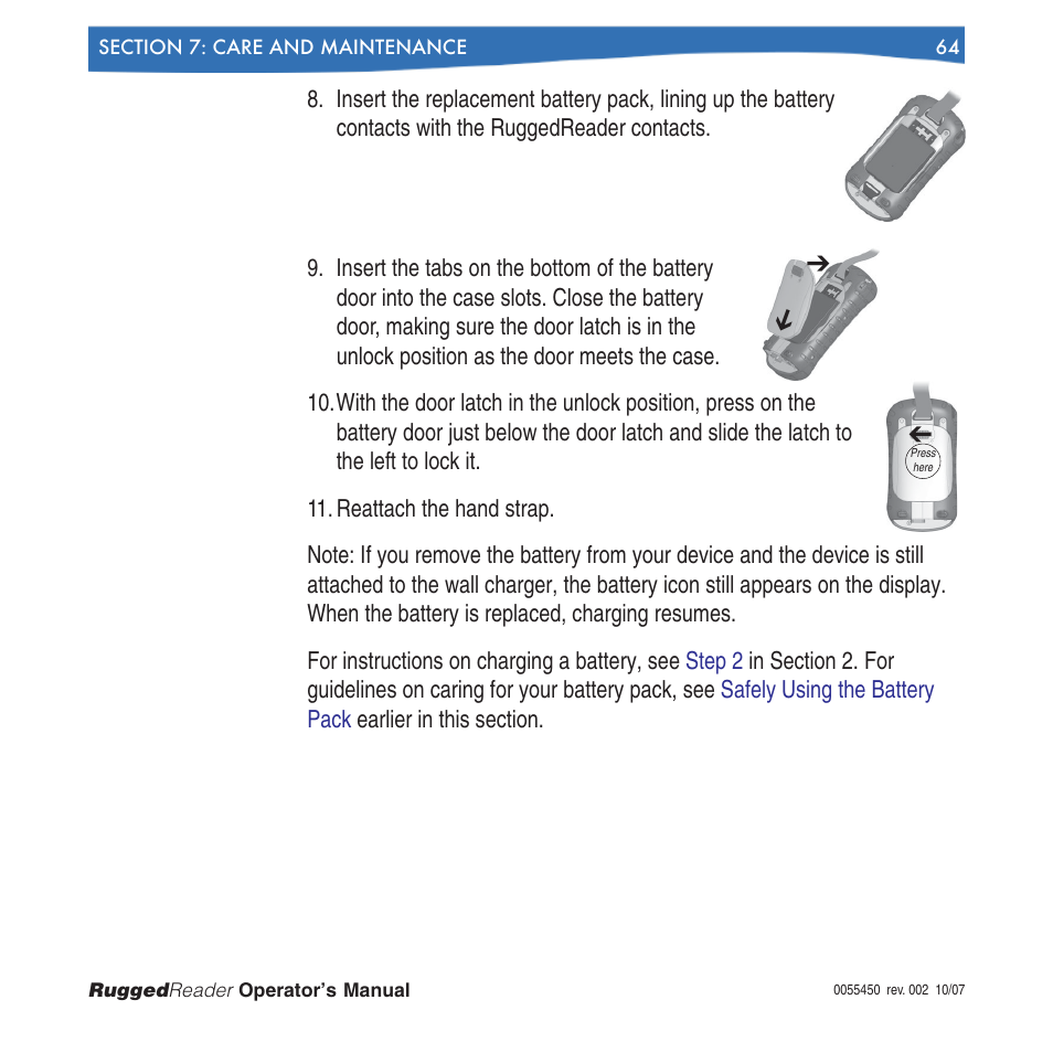 In-Situ RuggedReader Operators Manual for Blue RuggedReader User Manual | Page 64 / 81