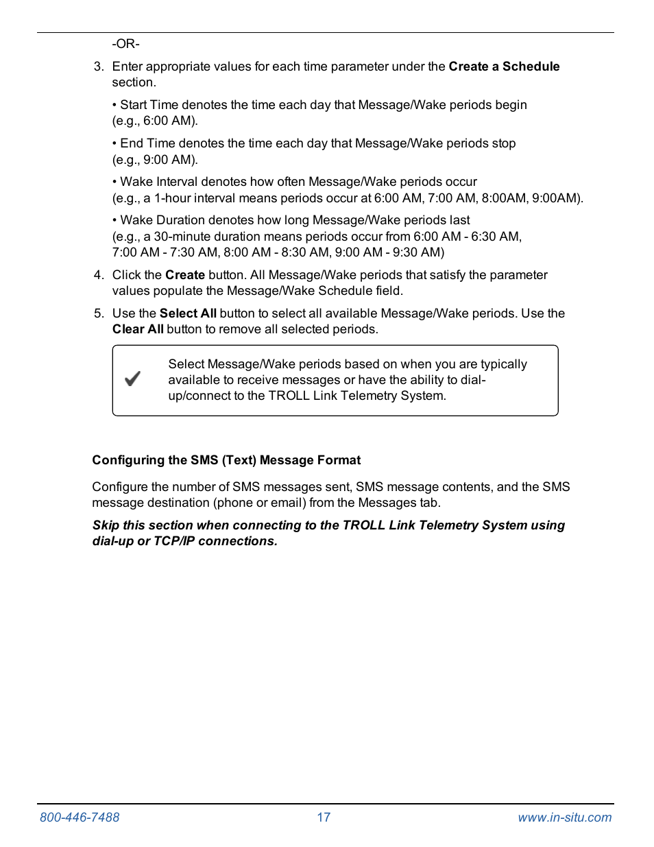 In-Situ TROLL Link Telemetry System Operators Manual User Manual | Page 17 / 50