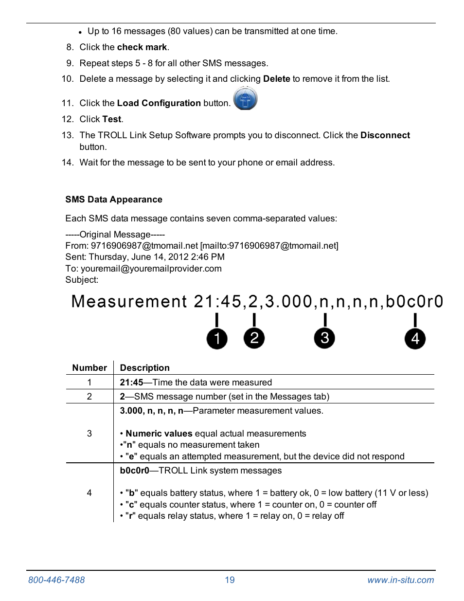 In-Situ TROLL Link Telemetry System Operators Manual User Manual | Page 19 / 50