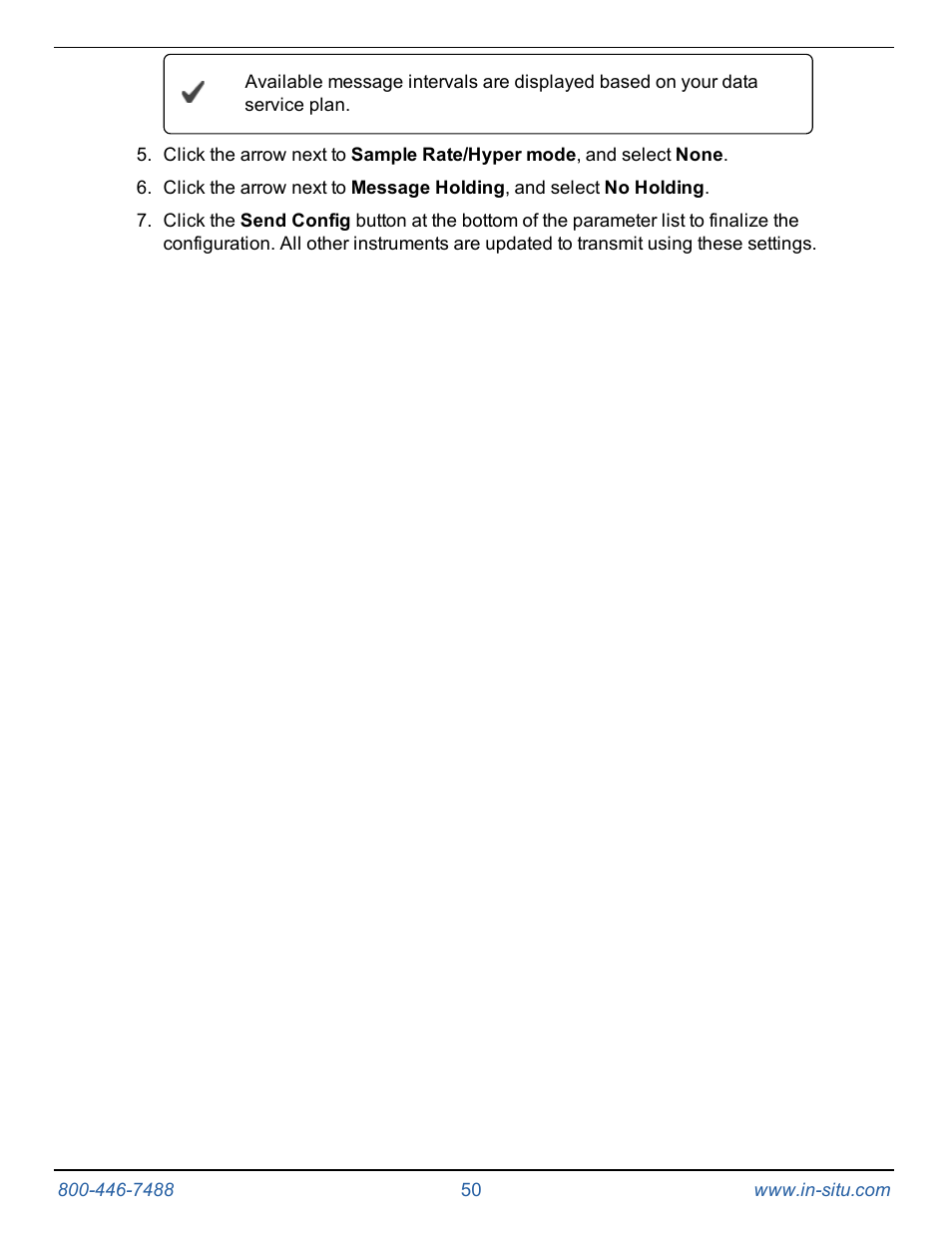 In-Situ TROLL Link Telemetry System Operators Manual User Manual | Page 50 / 50
