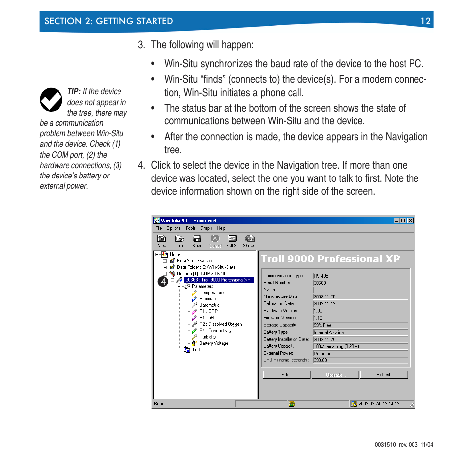 In-Situ Win-Situ 4 / Pocket-Situ 4 Operators Manual User Manual | Page 12 / 111