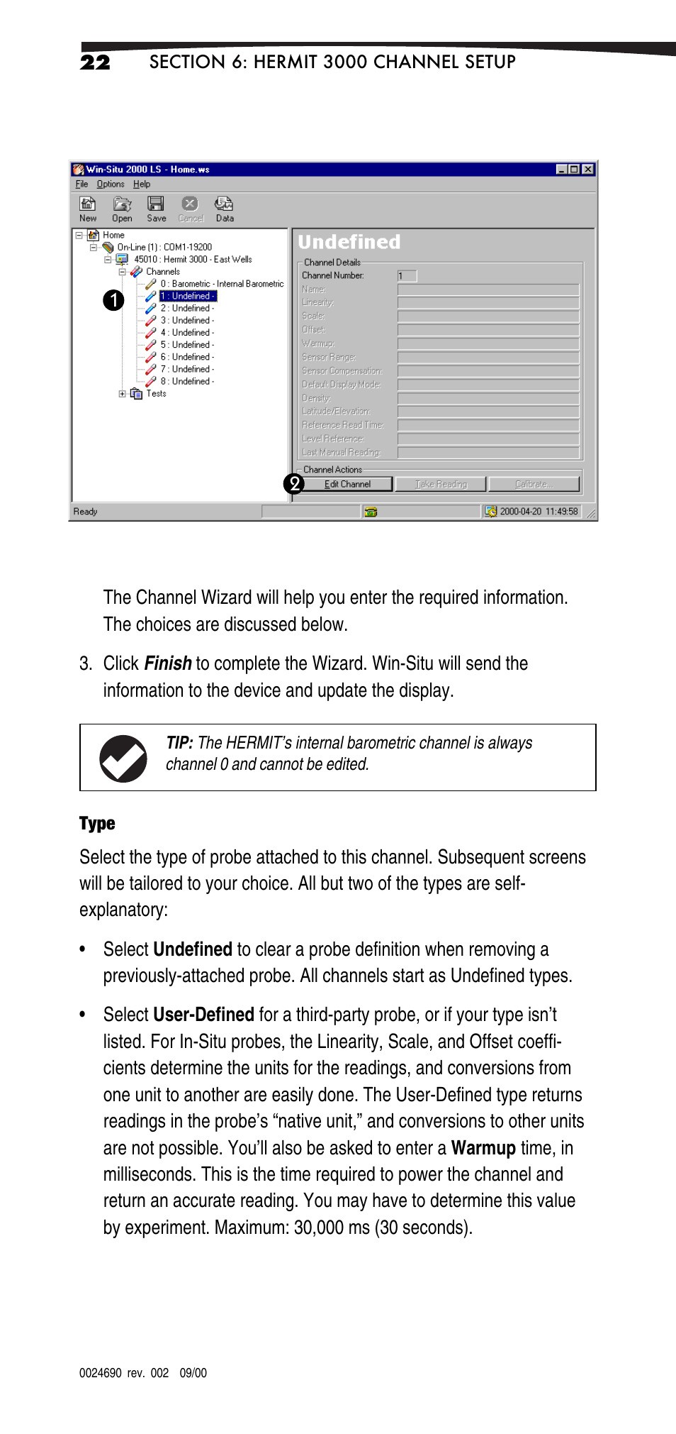 In-Situ Win-Situ 2000 Operators Manual User Manual | Page 26 / 46