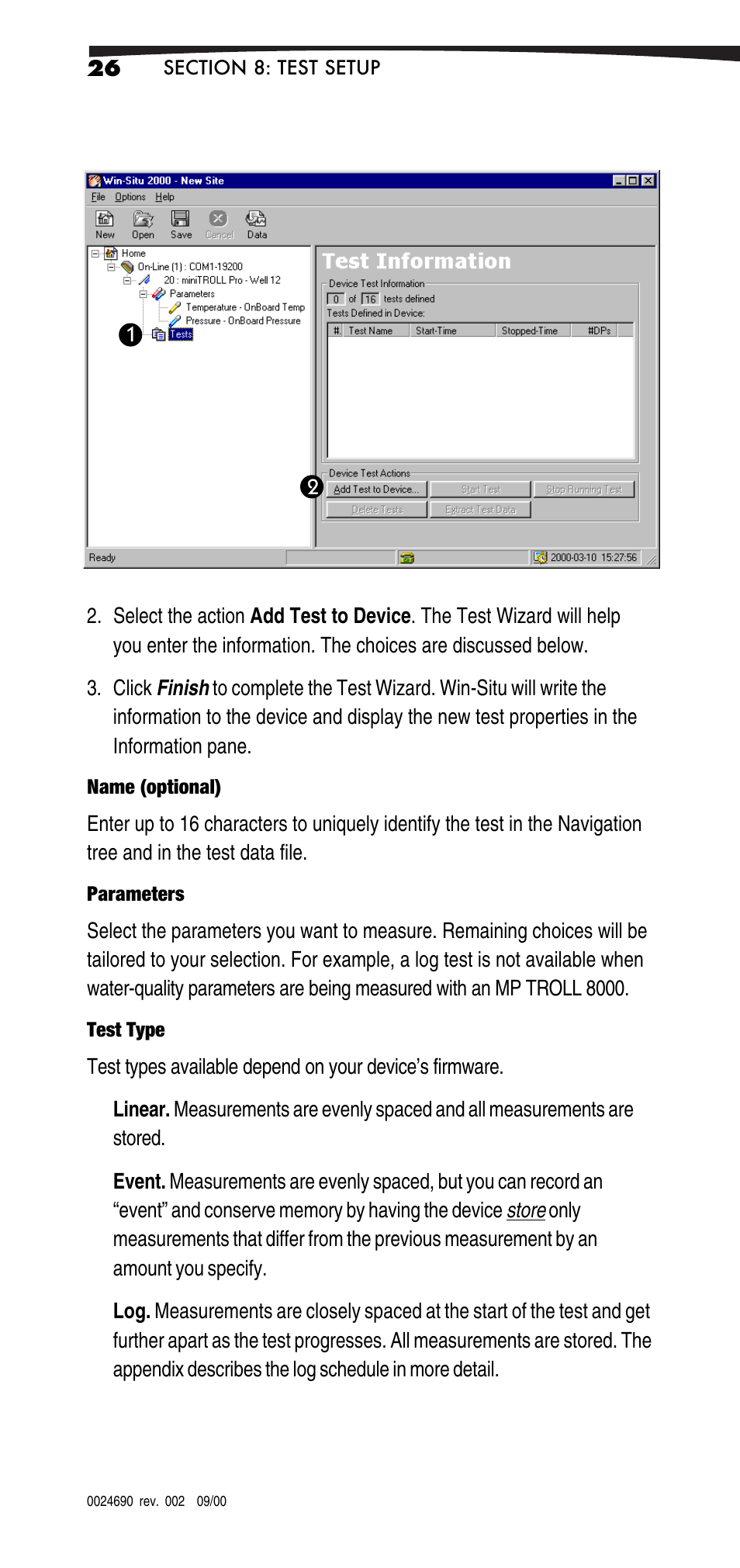 In-Situ Win-Situ 2000 Operators Manual User Manual | Page 30 / 46