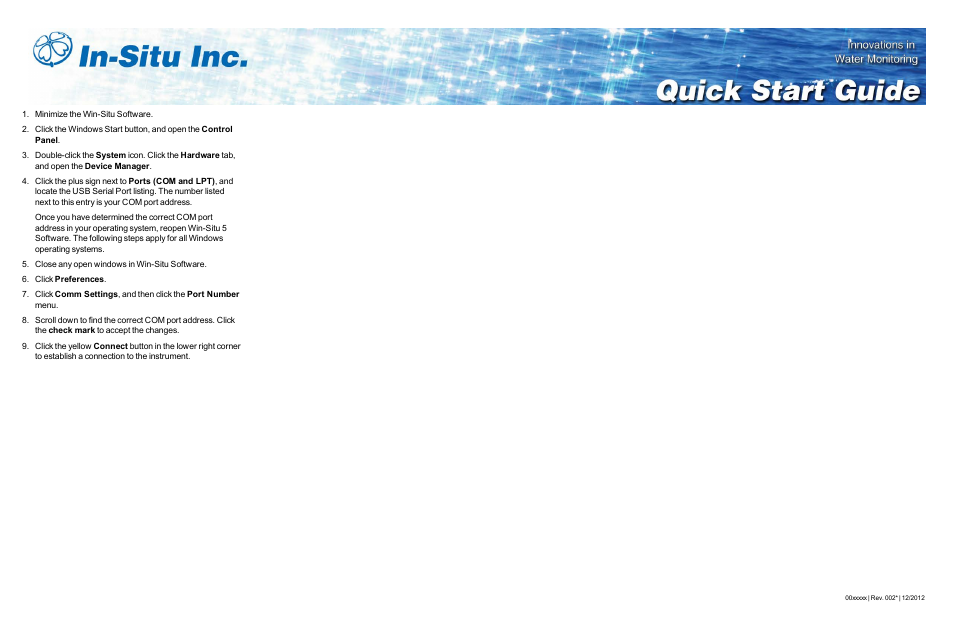 In-Situ TROLL Link 100 Quick Start Guide User Manual | Page 4 / 4