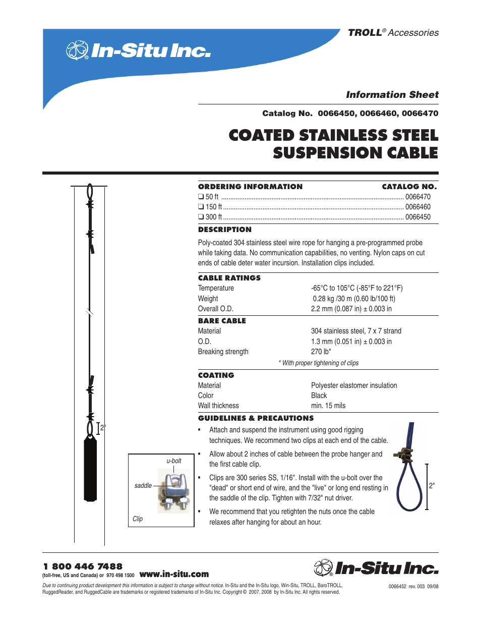 In-Situ Suspension Wire for Use with Backshell Hanger User Manual | 1 page