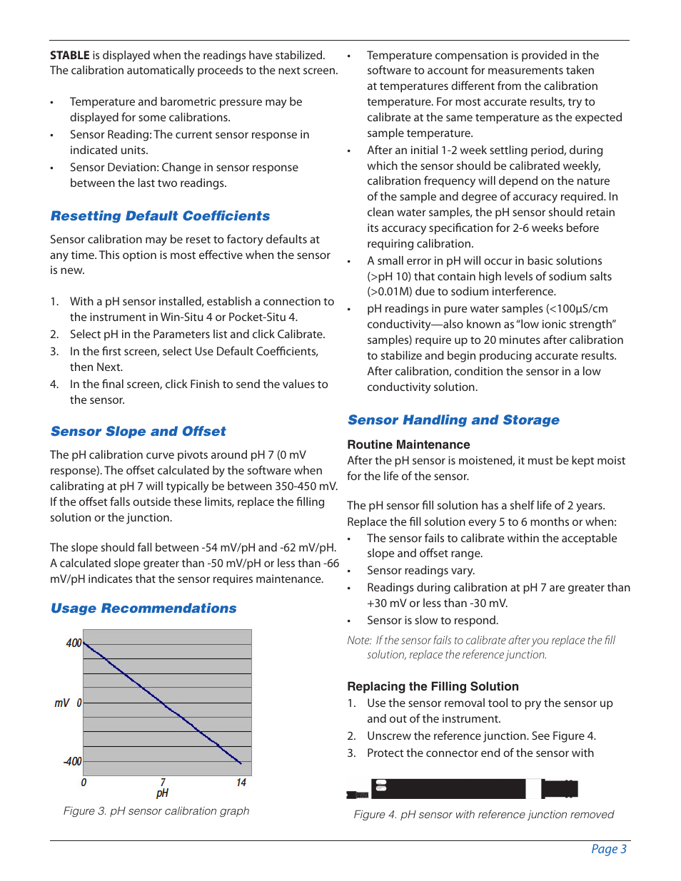 In-Situ pH Sensor User Manual | Page 3 / 5