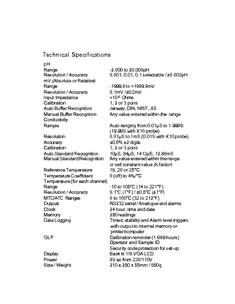 Jenway 3540 User Manual | Page 76 / 81