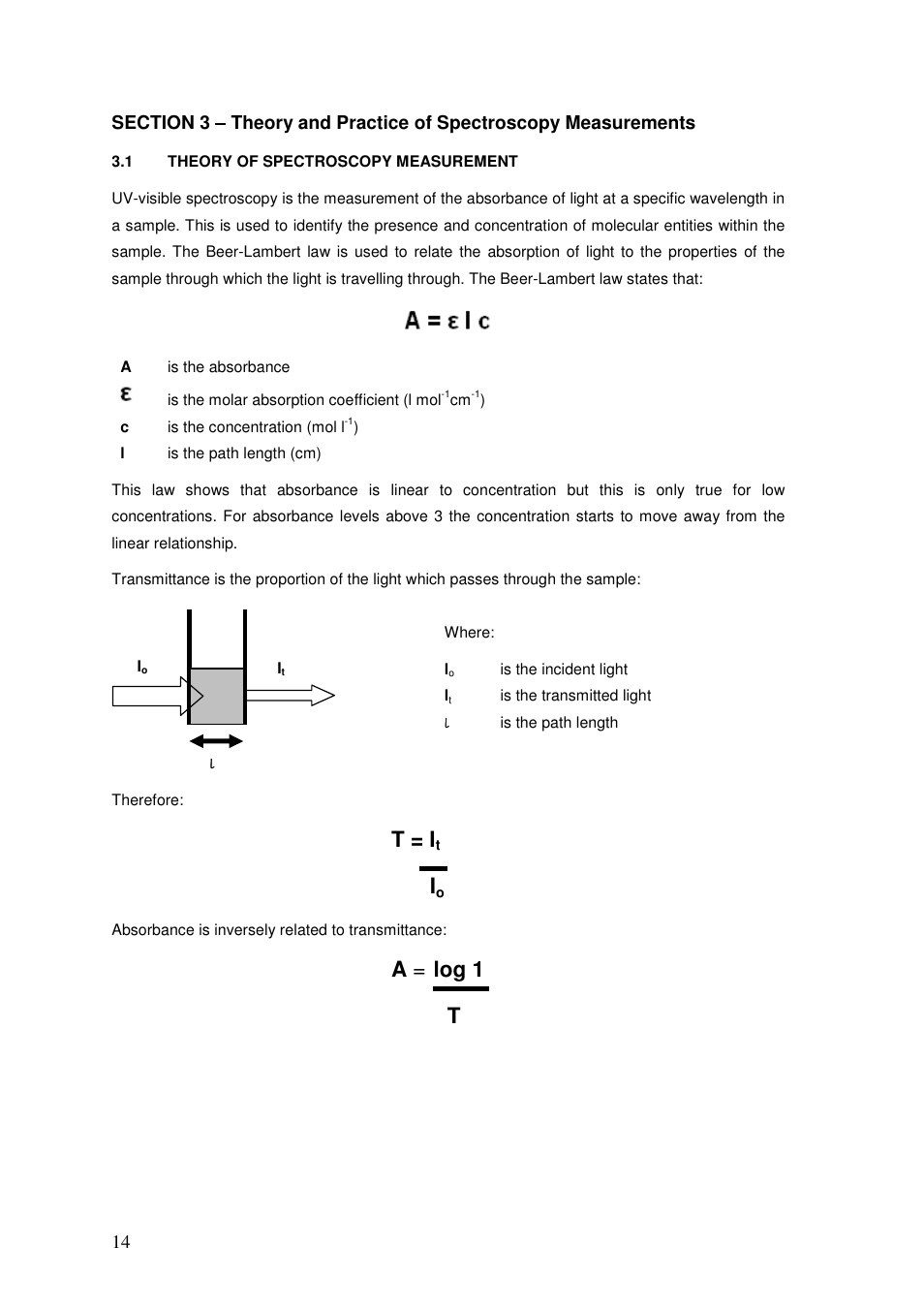 T = i, Log 1 | Jenway 6320D User Manual | Page 14 / 29