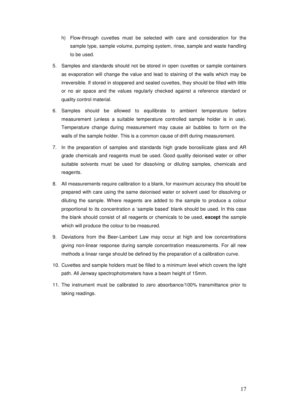 Jenway 6320D User Manual | Page 17 / 29
