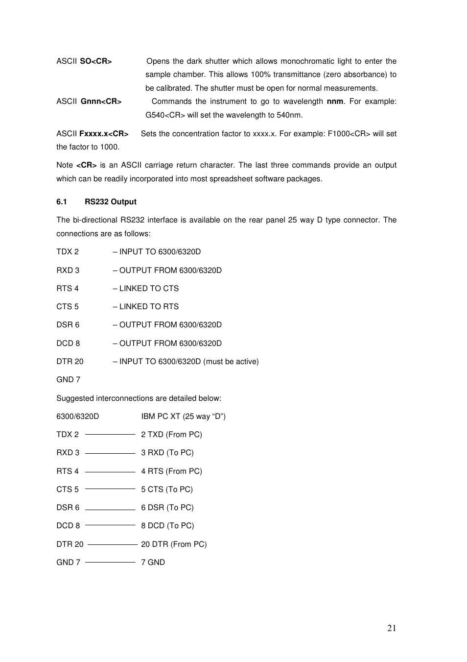 Jenway 6320D User Manual | Page 21 / 29