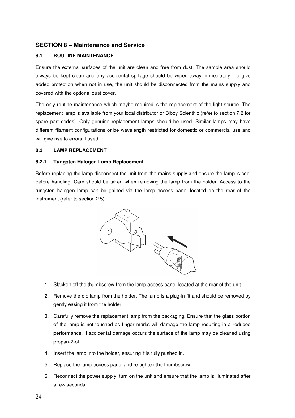 Jenway 6320D User Manual | Page 24 / 29