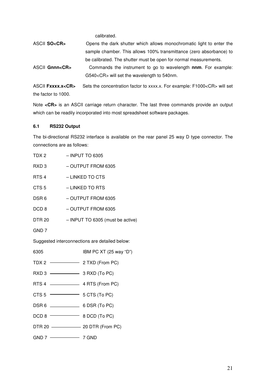 Jenway 6305 User Manual | Page 21 / 29