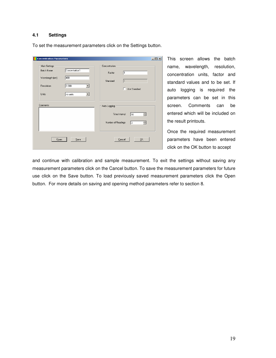 Jenway 73 Series PC software User Manual | Page 19 / 67