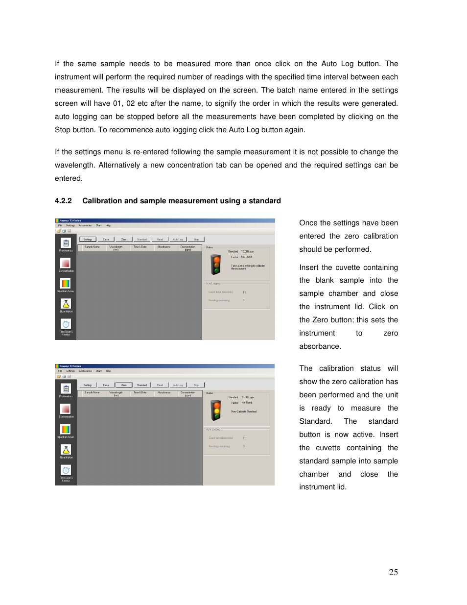 Jenway 73 Series PC software User Manual | Page 25 / 67