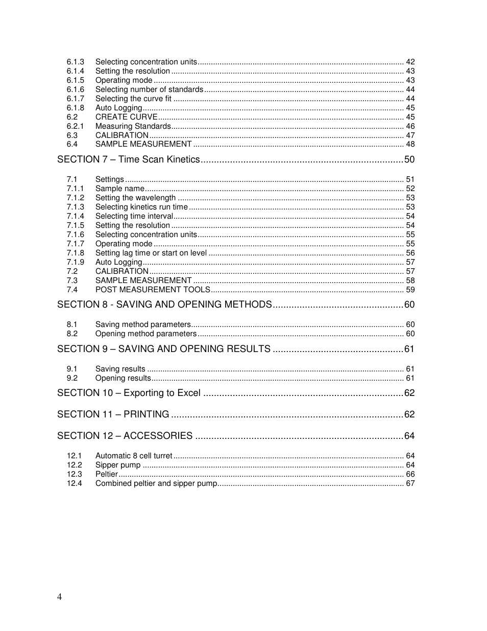 Jenway 73 Series PC software User Manual | Page 4 / 67