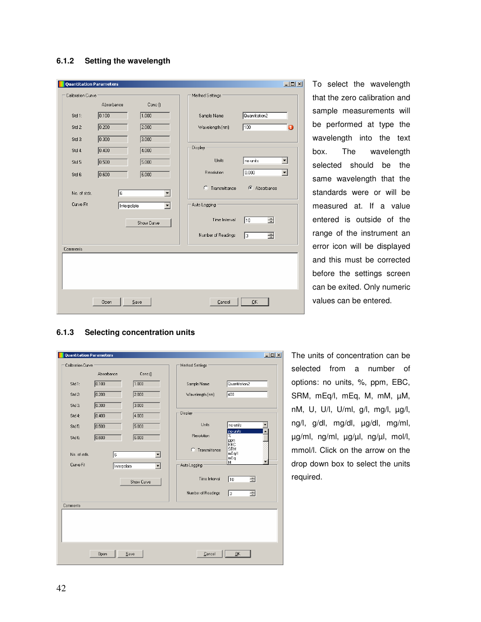 Jenway 73 Series PC software User Manual | Page 42 / 67