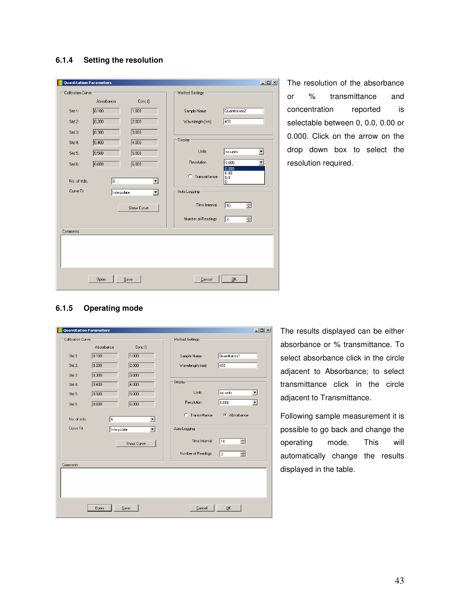 Jenway 73 Series PC software User Manual | Page 43 / 67