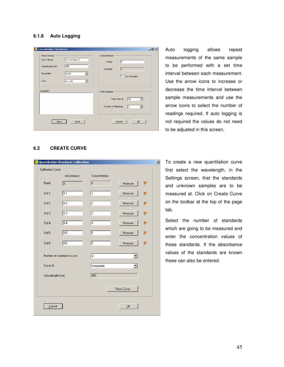 Jenway 73 Series PC software User Manual | Page 45 / 67