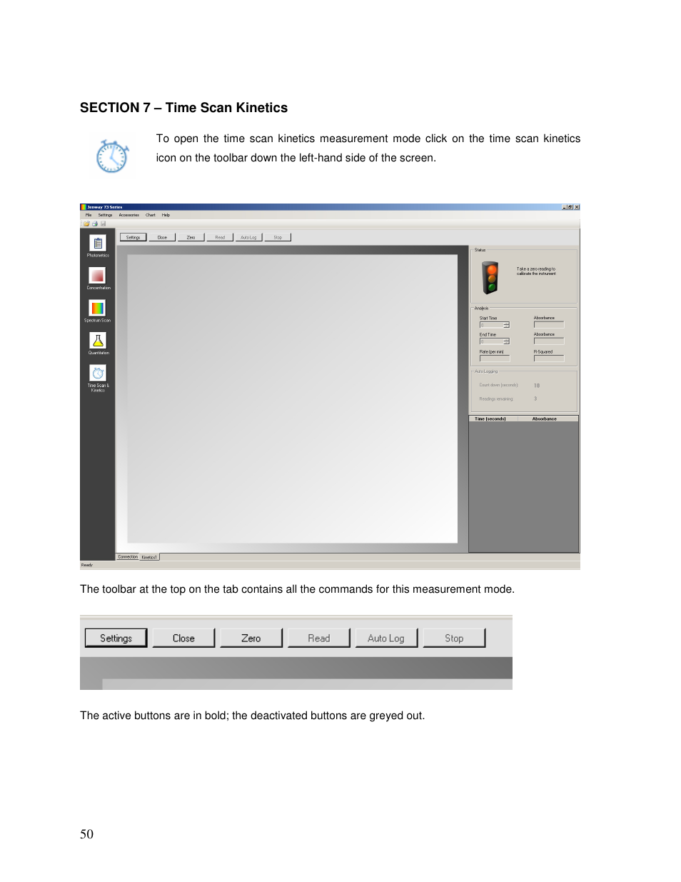 Jenway 73 Series PC software User Manual | Page 50 / 67