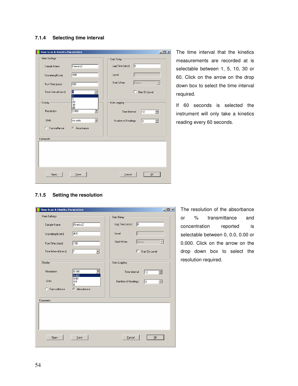 Jenway 73 Series PC software User Manual | Page 54 / 67