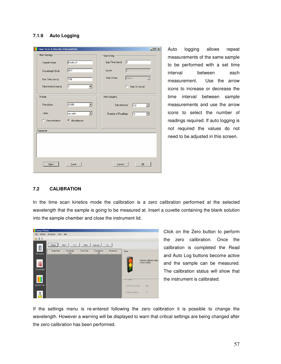 Jenway 73 Series PC software User Manual | Page 57 / 67