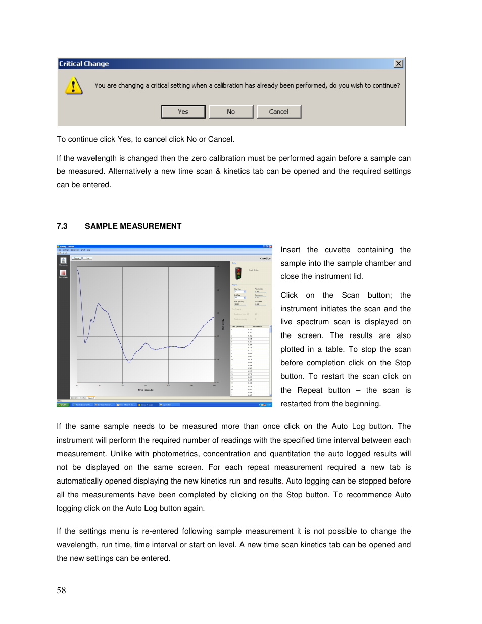 Jenway 73 Series PC software User Manual | Page 58 / 67