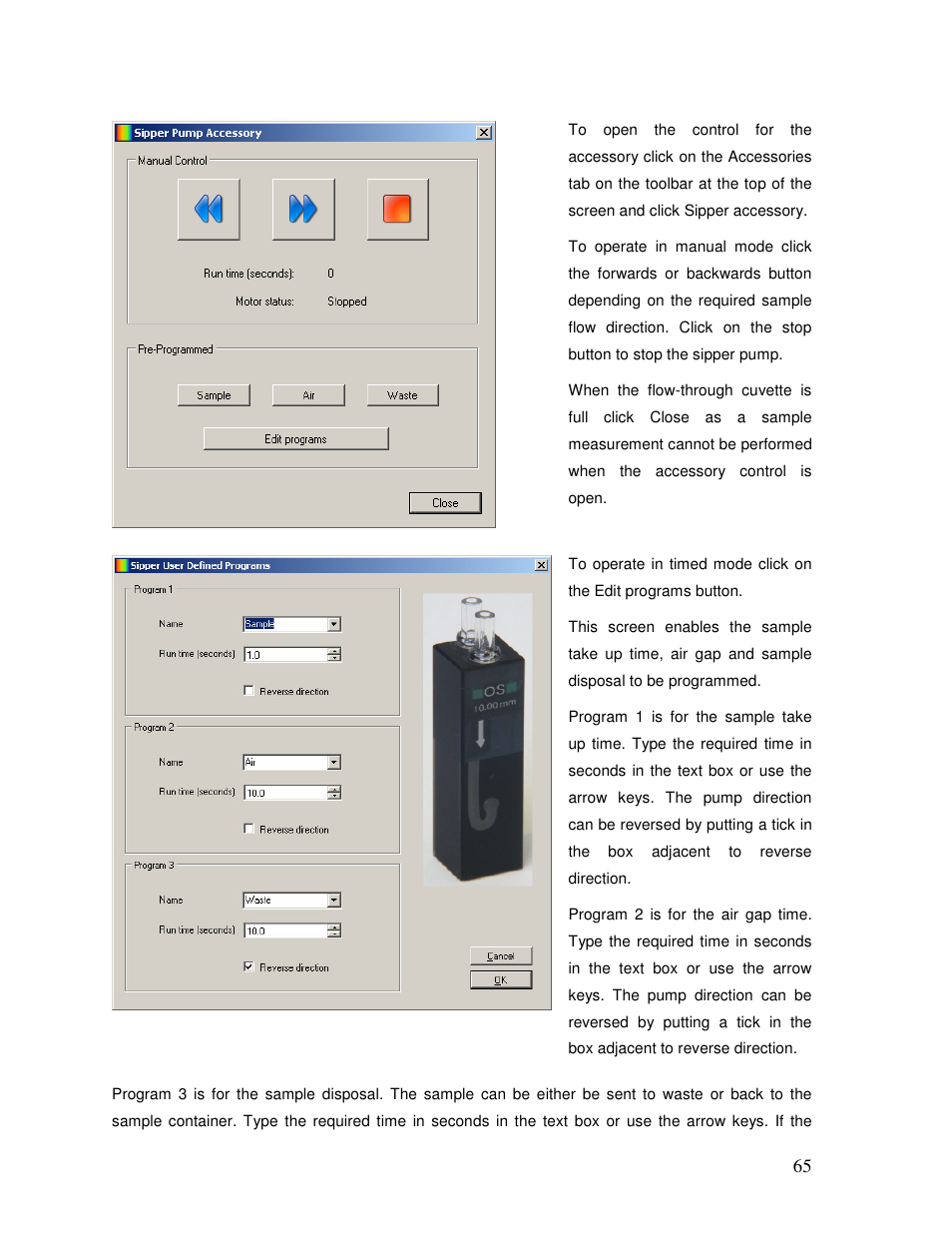 Jenway 73 Series PC software User Manual | Page 65 / 67