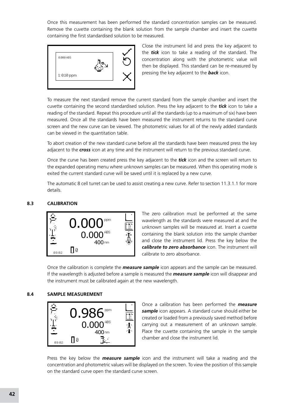 Jenway 7315 Manual Italian User Manual | Page 42 / 88