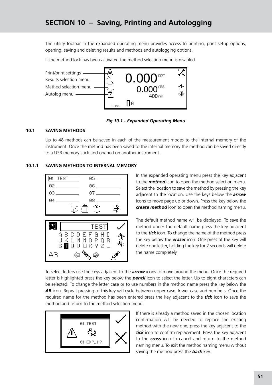 Test | Jenway 7315 Manual Italian User Manual | Page 51 / 88