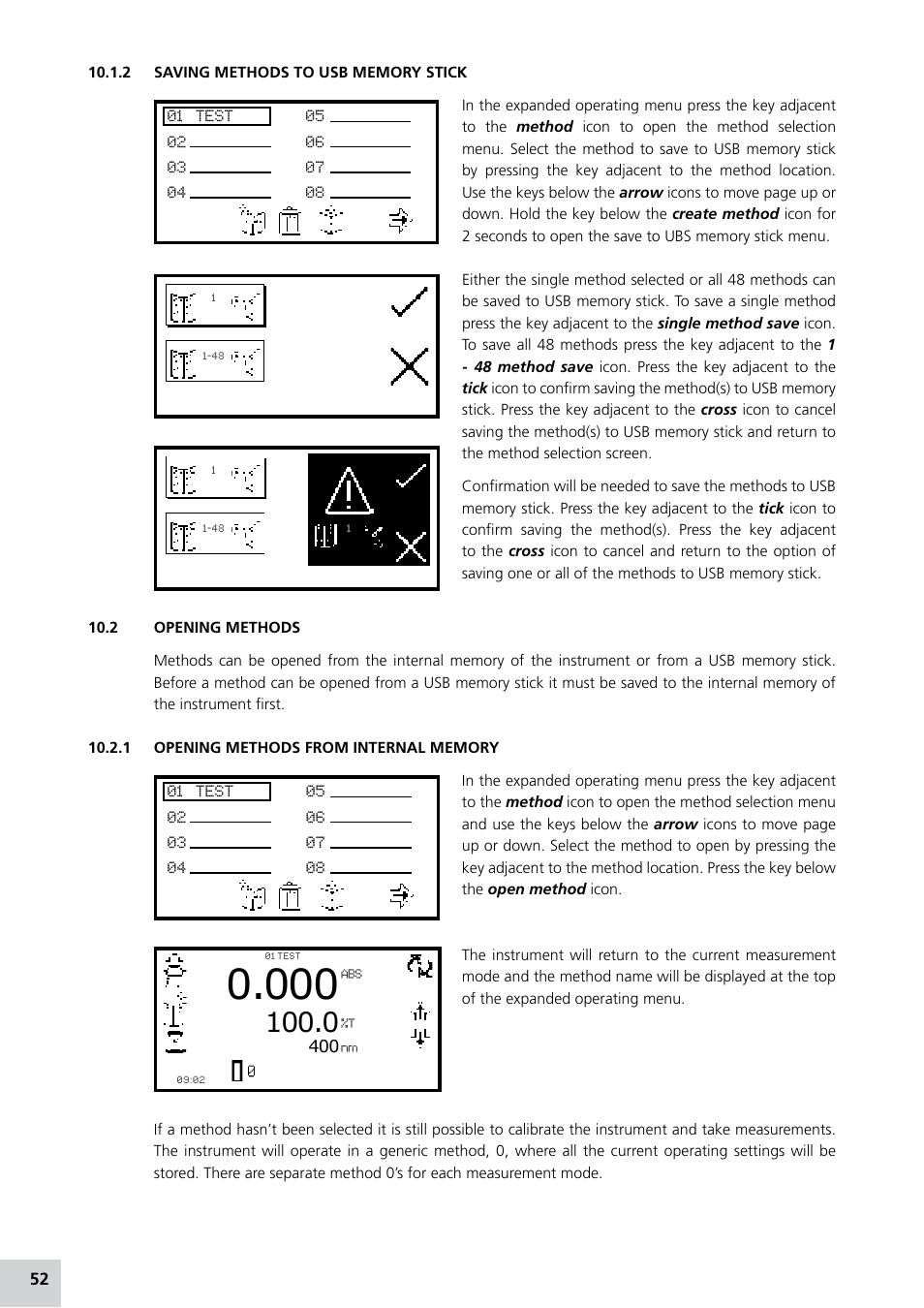 Jenway 7315 Manual Italian User Manual | Page 52 / 88