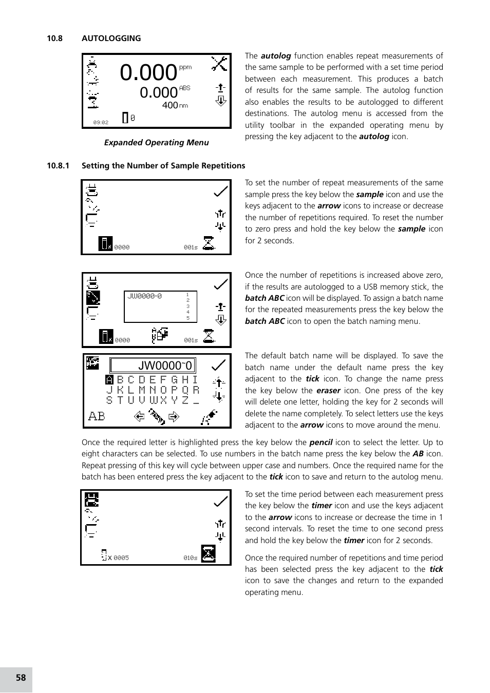 Jw0000 | Jenway 7315 Manual Italian User Manual | Page 58 / 88