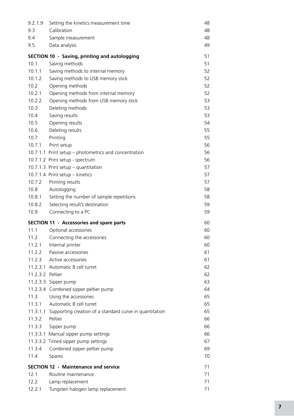 Jenway 7315 Manual Italian User Manual | Page 7 / 88