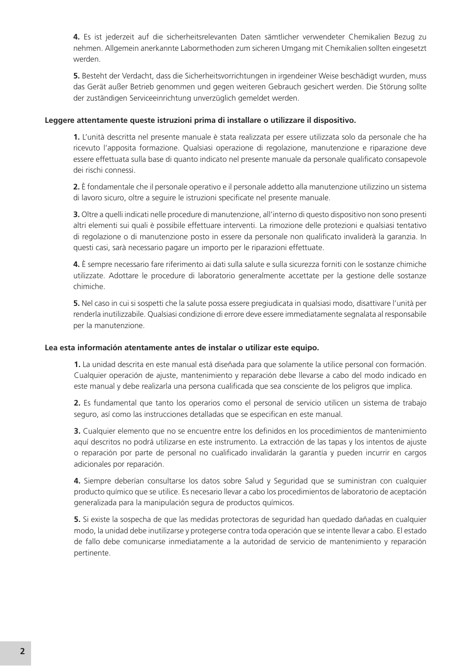 Jenway Genova Nano German User Manual | Page 4 / 116