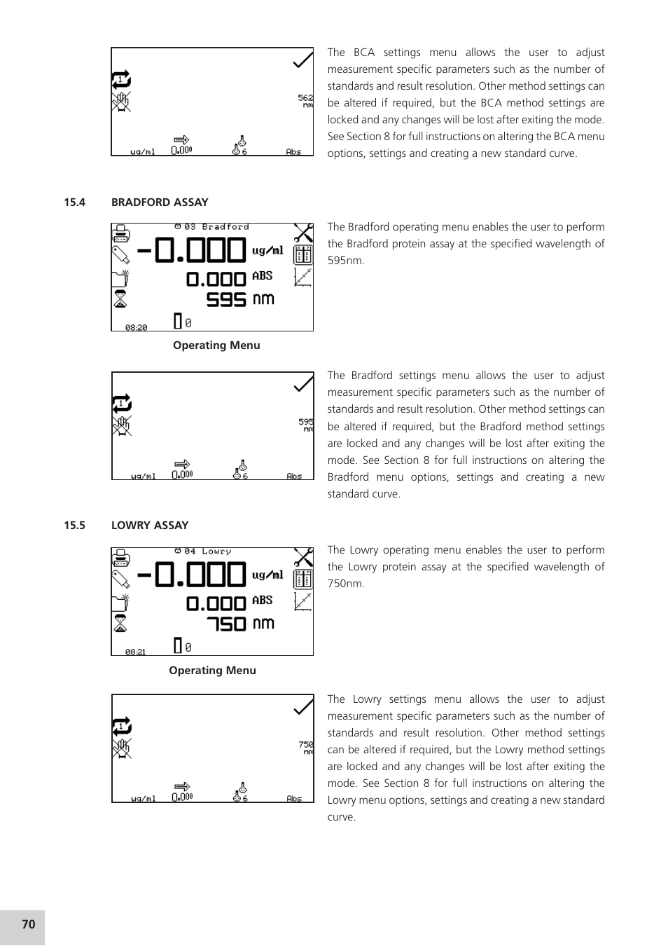 Jenway Genova Nano German User Manual | Page 72 / 116