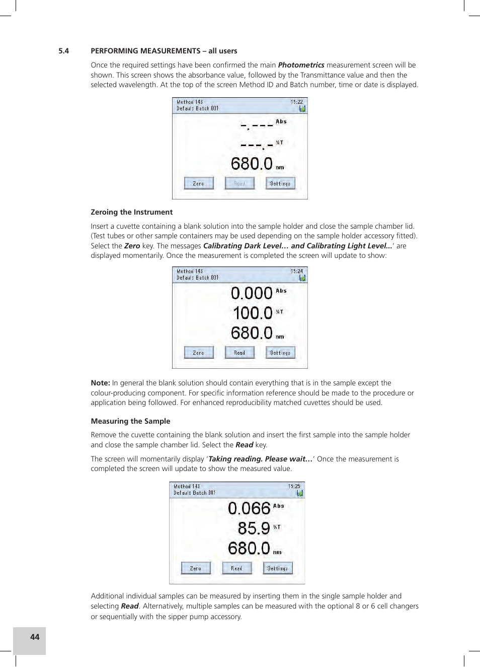 Jenway 6715 User Manual | Page 62 / 181
