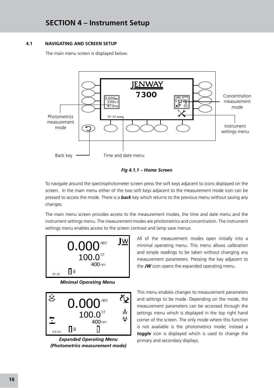 Jenway 7305 User Manual | Page 16 / 52