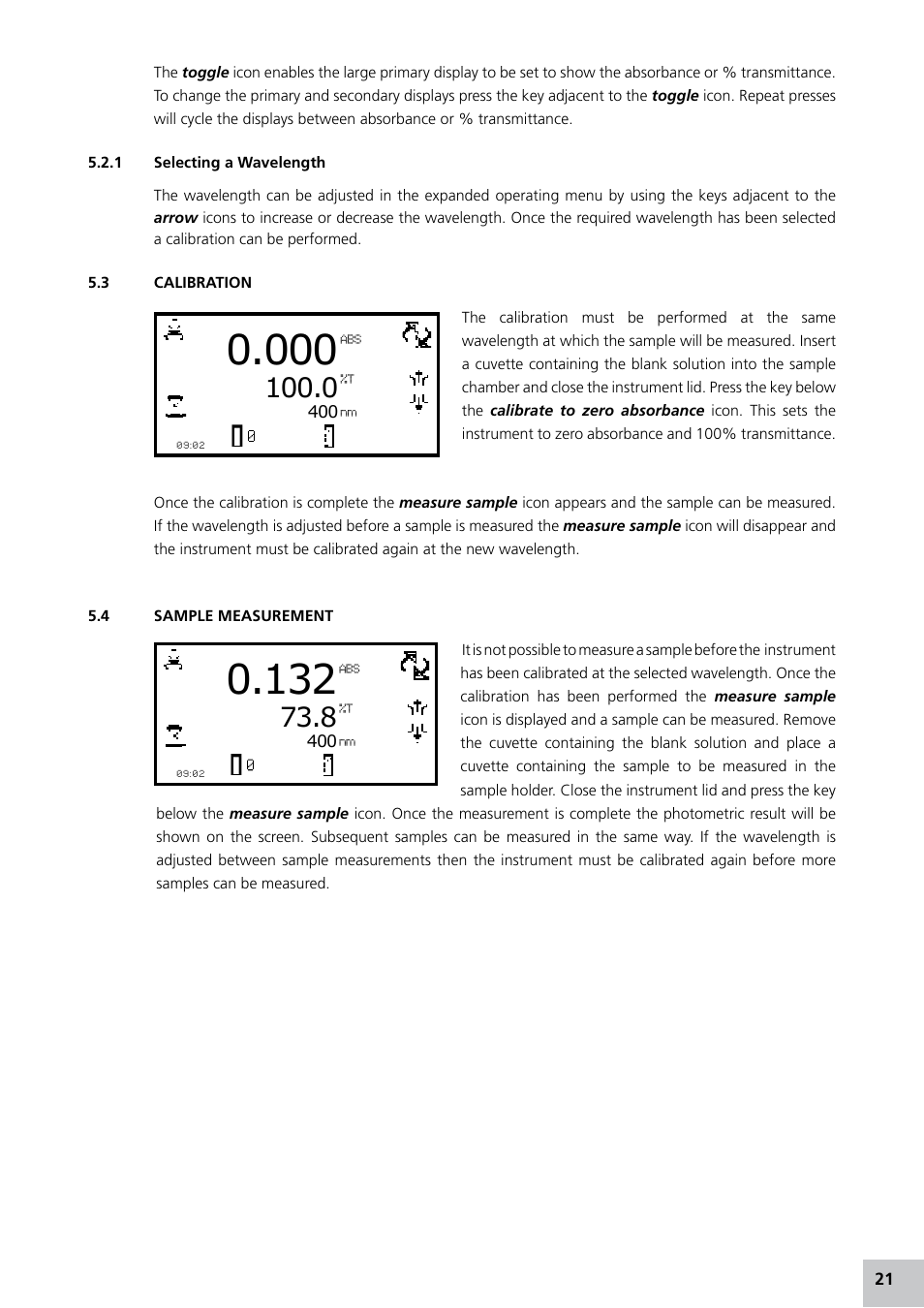 Jenway 7305 User Manual | Page 21 / 52