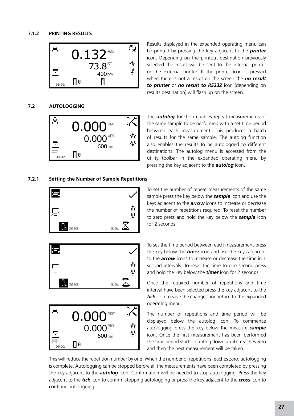 Jenway 7305 User Manual | Page 27 / 52