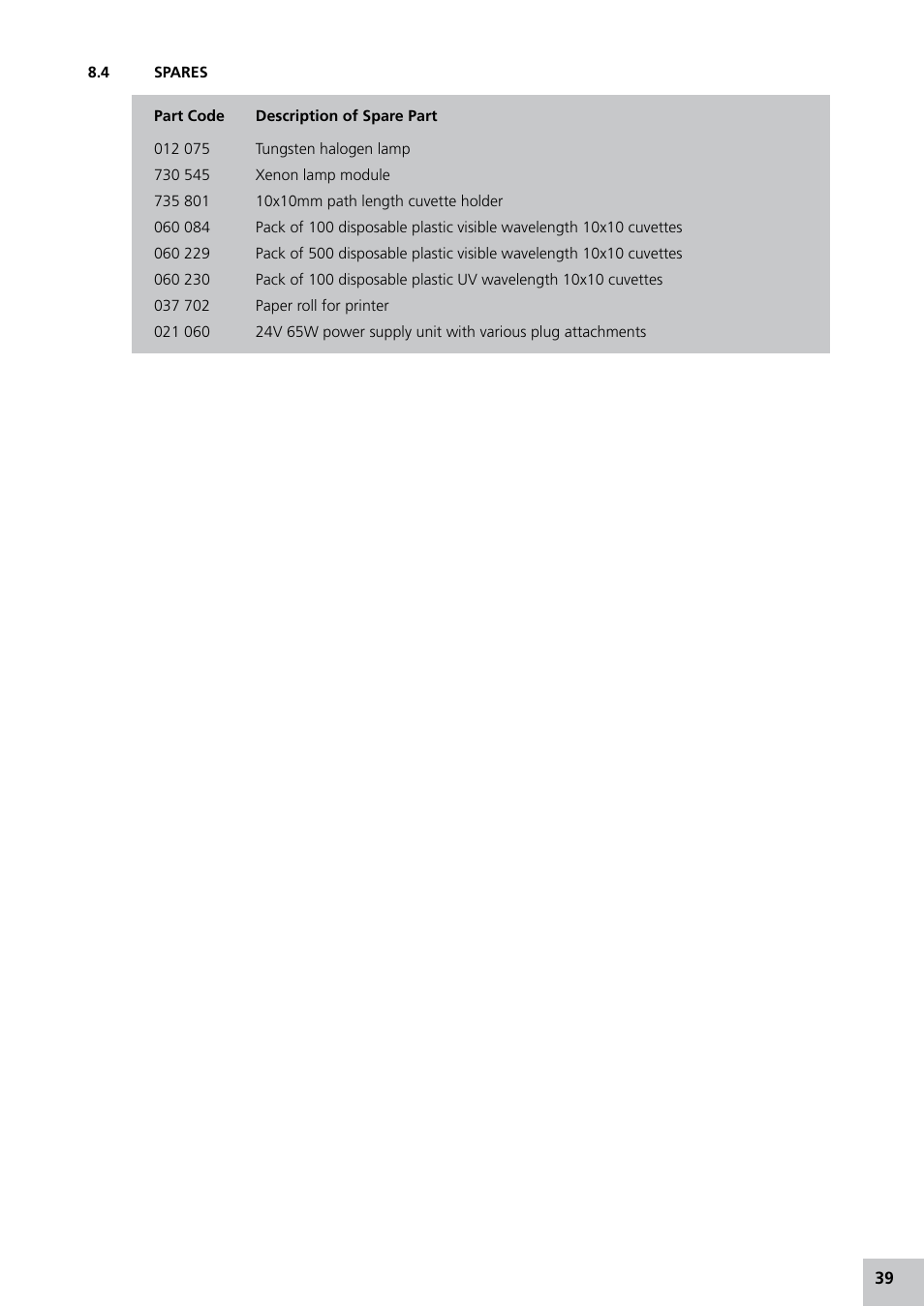 Jenway 7305 User Manual | Page 39 / 52