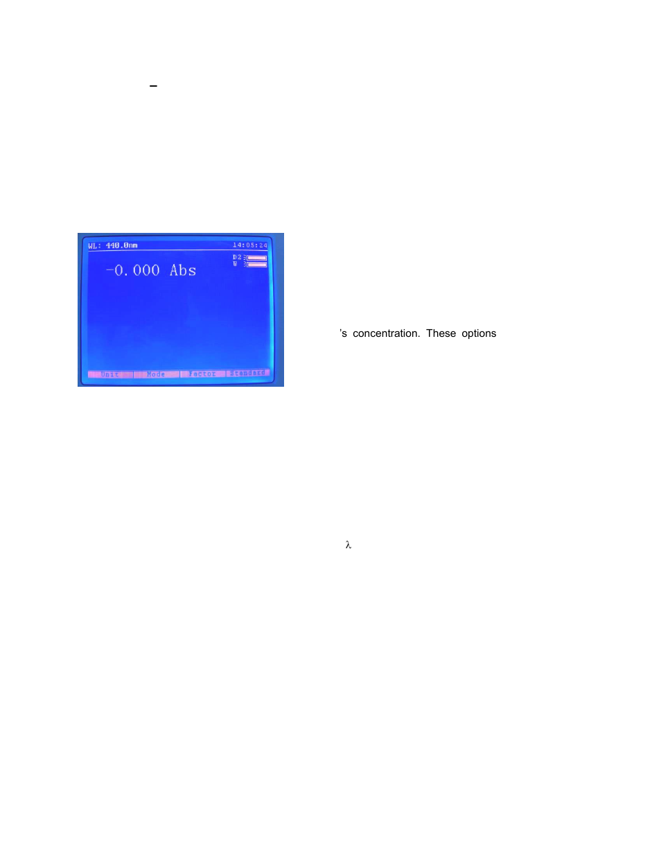 Section 5, Photometrics, Photometrics menu screen | Method set up, Selecting a wavelength, Selecting the measurement mode | Jenway 6850 User Manual | Page 23 / 56