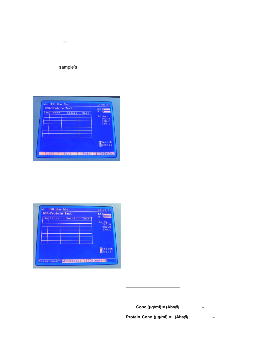 Section 9, Dna/protein, Dna menu options | Adjusting the measurement mode | Jenway 6850 User Manual | Page 41 / 56