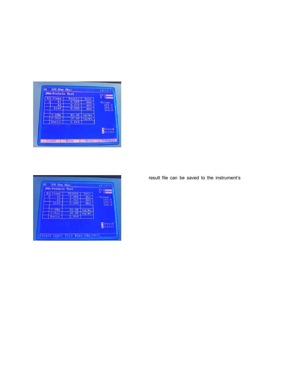 Reset mode settings, Dna/protein measurements, Storing methods/results | Jenway 6850 User Manual | Page 43 / 56