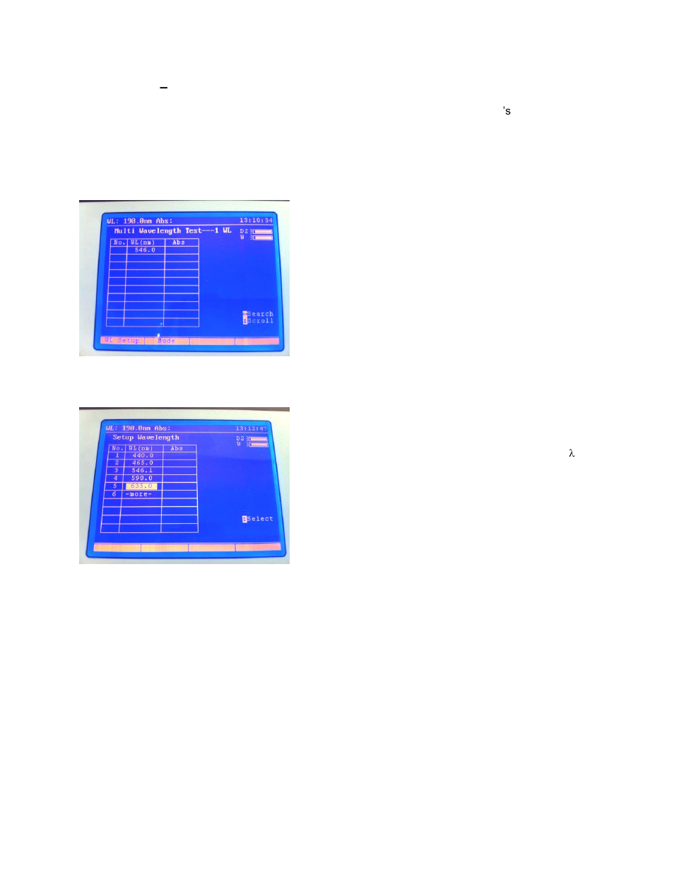 Section 10, Multi-wavelength, Multi-wavelength mode options | Wavelength selection | Jenway 6850 User Manual | Page 45 / 56