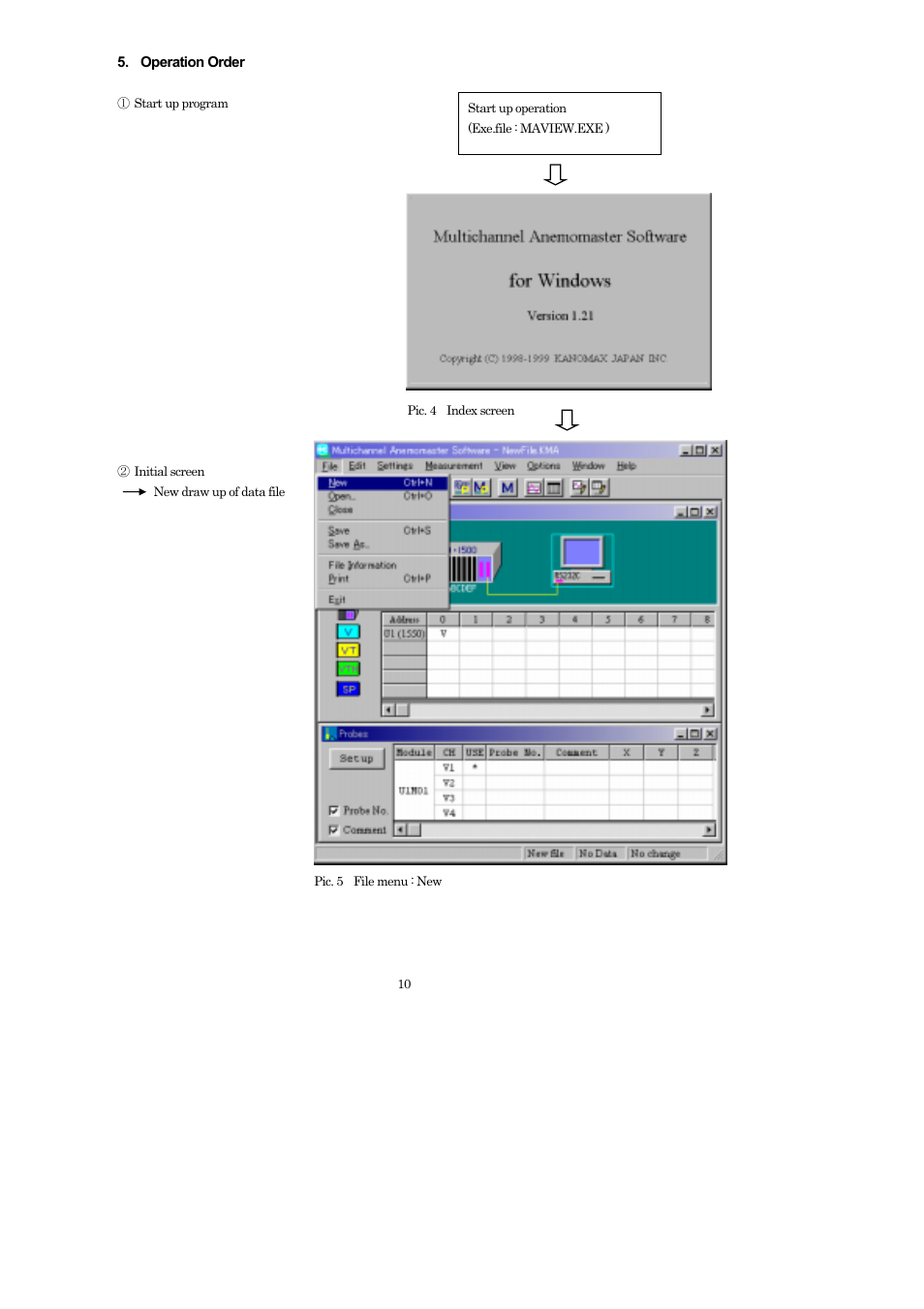 KANOMAX 1560 Multi-Channel Anemomaster Software Manual User Manual | Page 11 / 31