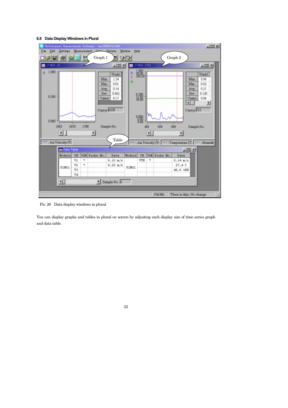 KANOMAX 1560 Multi-Channel Anemomaster Software Manual User Manual | Page 23 / 31