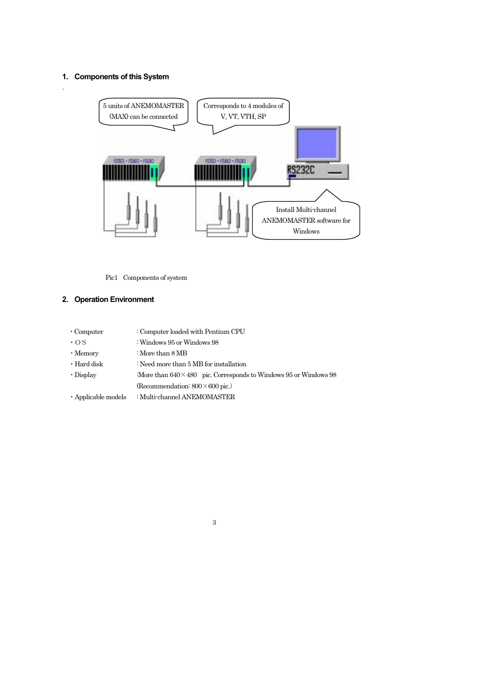 KANOMAX 1560 Multi-Channel Anemomaster Software Manual User Manual | Page 4 / 31