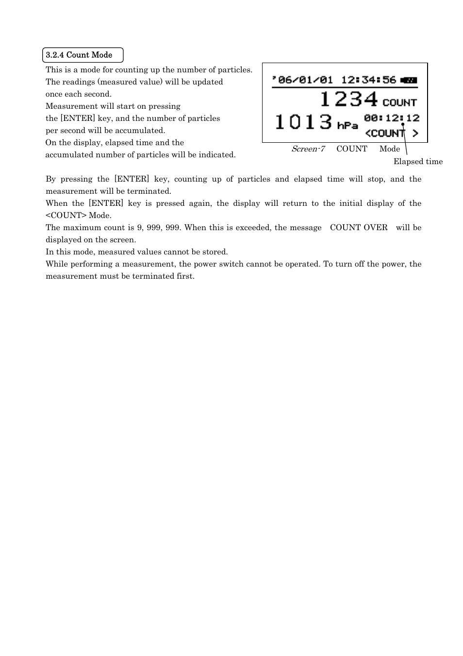 KANOMAX 3800 Handheld Condensation Particle Counter User Manual | Page 24 / 42